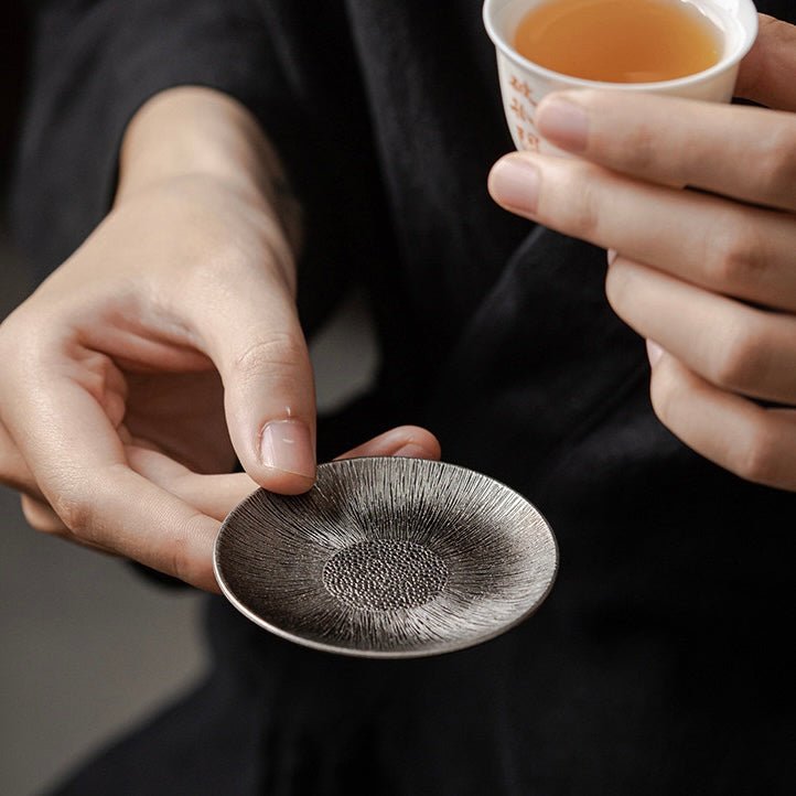 Alloy Vintage Teacup CoasteraccessoiresAnyee TeaAlloy Vintage Teacup Coaster
