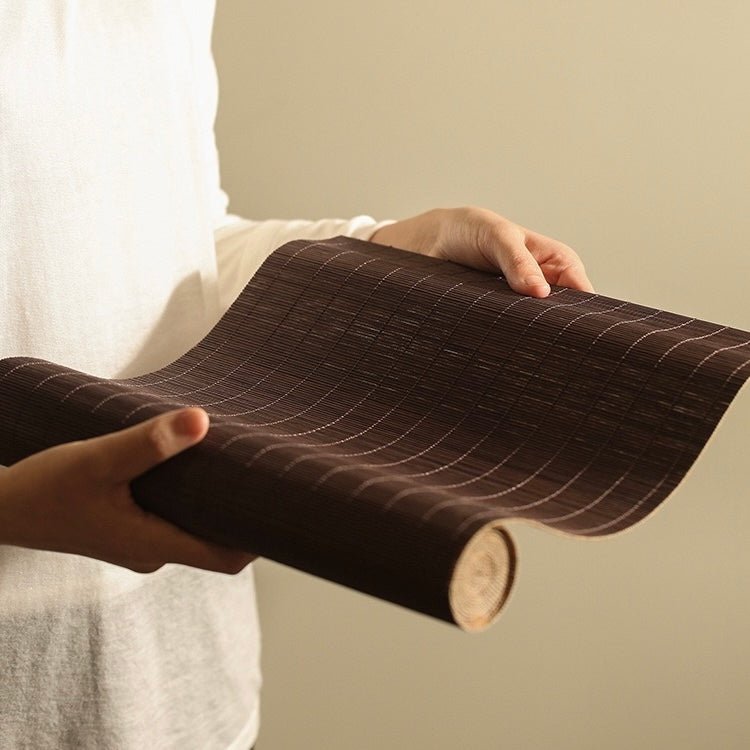 Bamboo Woven Tea Mat and Cup PadsAnyee TeaBamboo Woven Tea Mat and Cup PadsLength: 30cm, width: 60cm