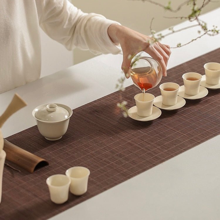 Bamboo Woven Tea Mat and Cup PadsAnyee TeaBamboo Woven Tea Mat and Cup PadsLength: 30cm, width: 60cm