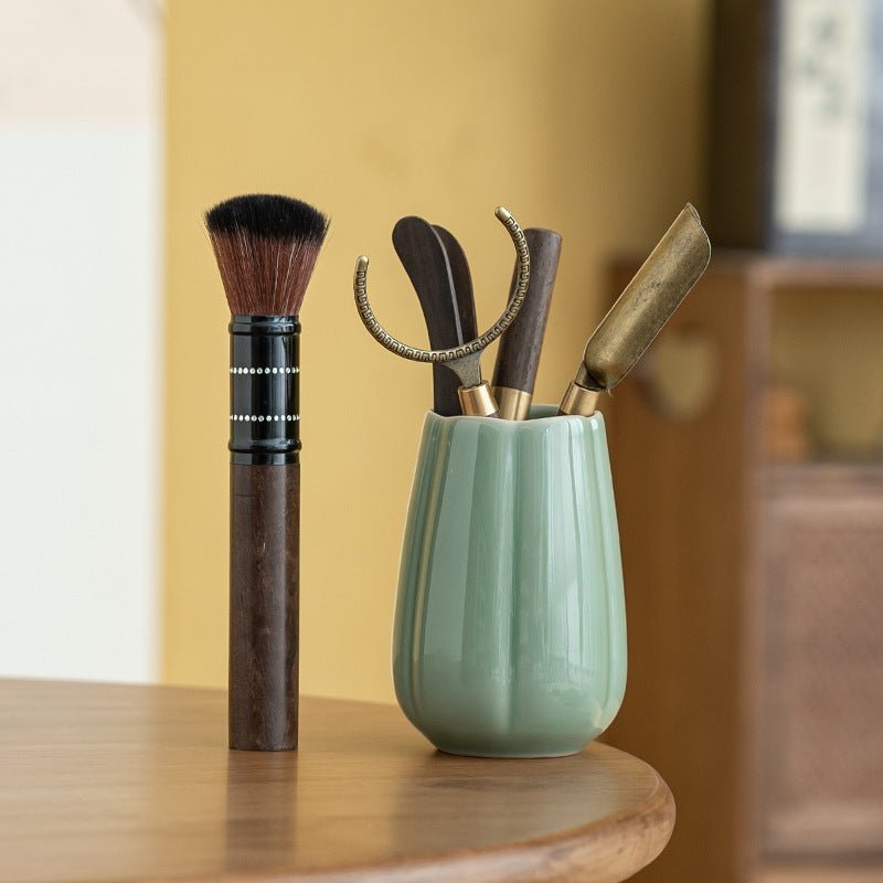 Celadon Tea Ceremony Tools Tea Clip Tea Pen Teaspoon Tea Knife Tea Supplies Six - piece Set ToolsaccessoiresAnyee TeaCeladon Tea Ceremony Tools Tea Clip Tea Pen Teaspoon Tea Knife Tea Supplies Six - piece Set Tools