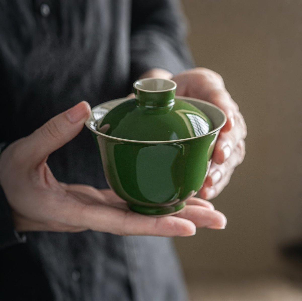 Colorful Gaiwan Ceramic Tea BowlGaiwanAnyee TeaColorful Gaiwan Ceramic Tea BowlGreen