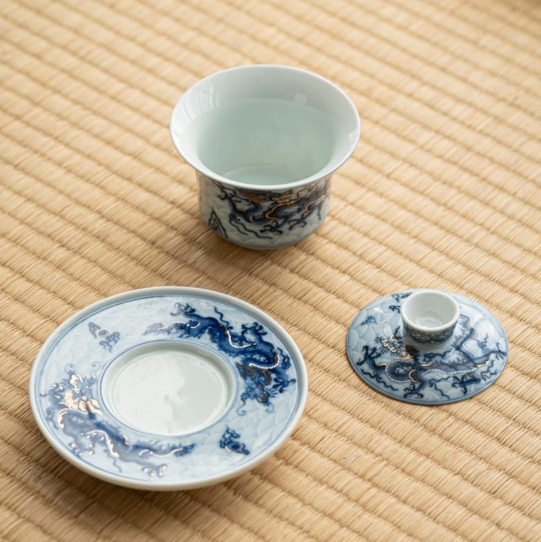 Colorful Golden Dragon Pattern GaiwanGaiwanAnyee TeaColorful Golden Dragon Pattern Gaiwan