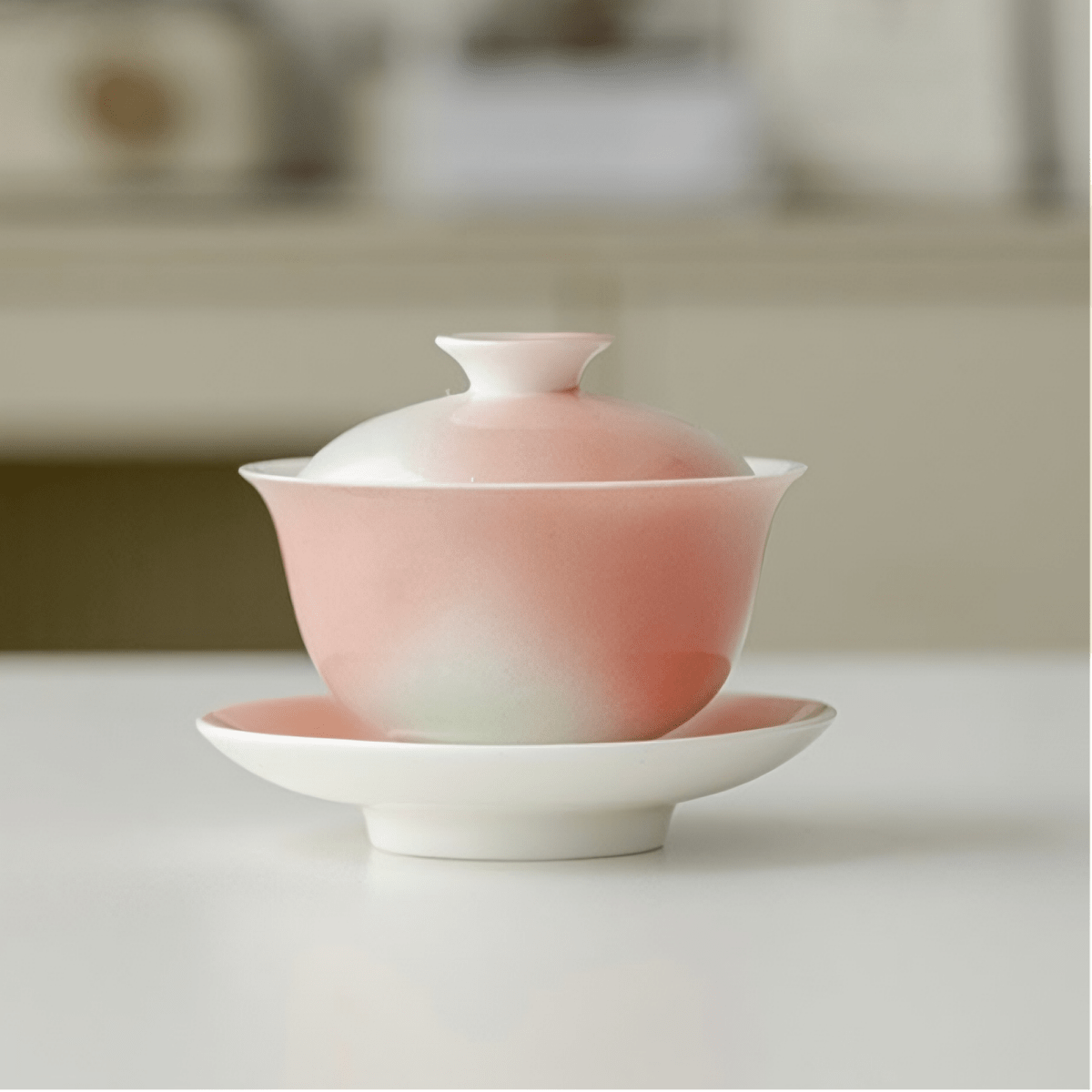 Grapefruit Color Ceramic Tea Bowl Gaiwan Home Use TeacupGaiwanAnyee TeaGrapefruit Color Ceramic Tea Bowl Gaiwan Home Use Teacup