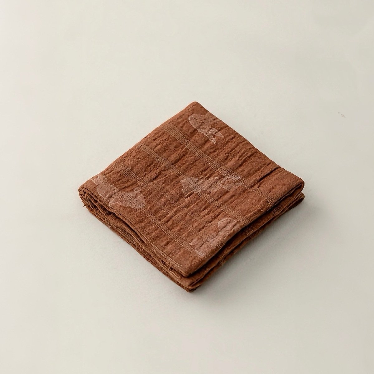 Hand Dyed Burned Flower Patterned Pure - cotton Absorbent and Soft Tea TowelsaccessoiresAnyee TeaHand Dyed Burned Flower Patterned Pure - cotton Absorbent and Soft Tea TowelsRabbit (Brown)