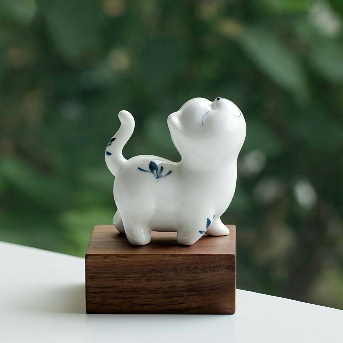 Hand - painted Ceramic Cat Tea Pet OornamentsaccessoiresAnyee TeaHand - painted Ceramic Cat Tea Pet OornamentsMoth Orchid