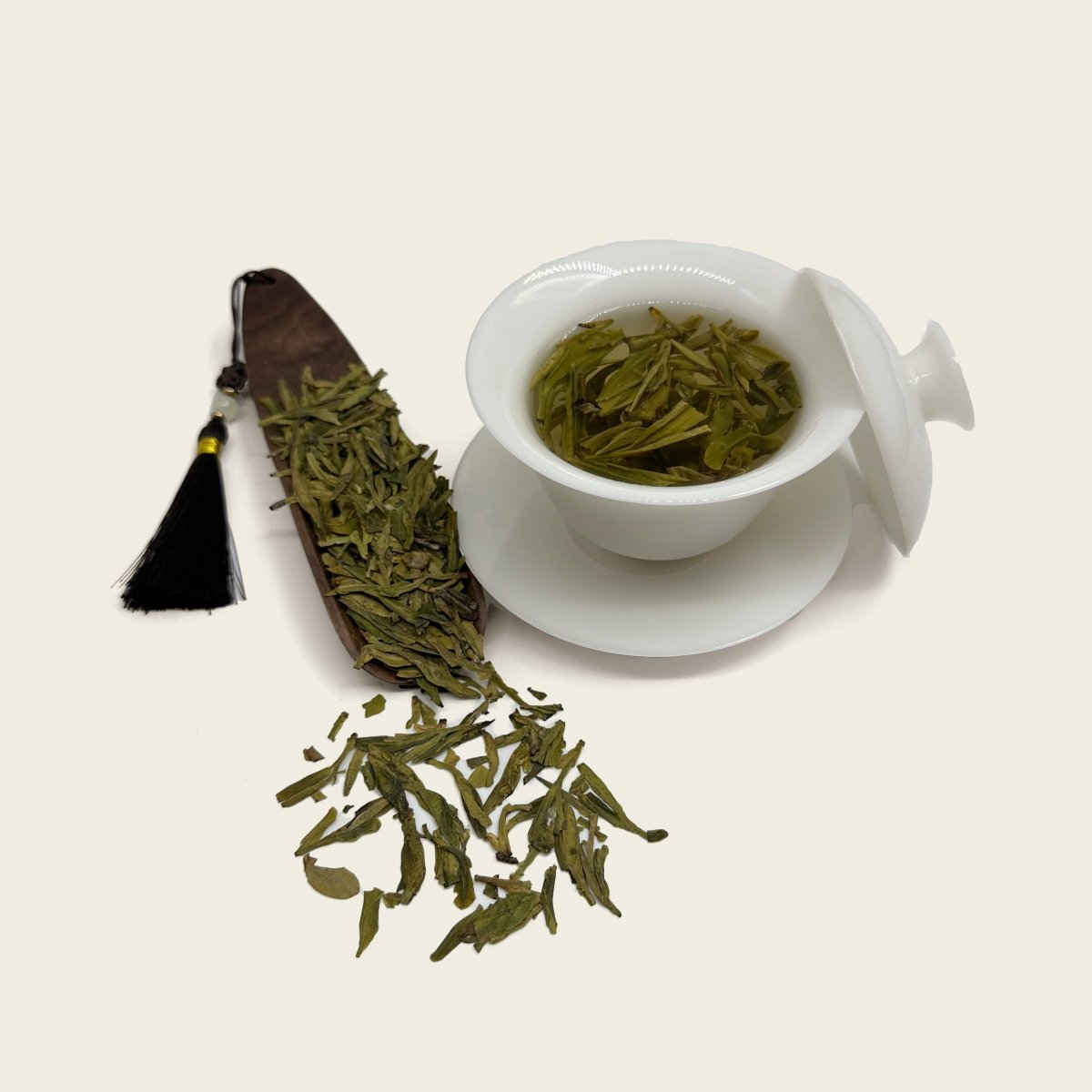 Longjing Chinese Green Tea Loose Leaf Famous Zhejiang Teagreen teaAnyee TeaLongjing Chinese Green Tea Loose Leaf Famous Zhejiang Tea25g