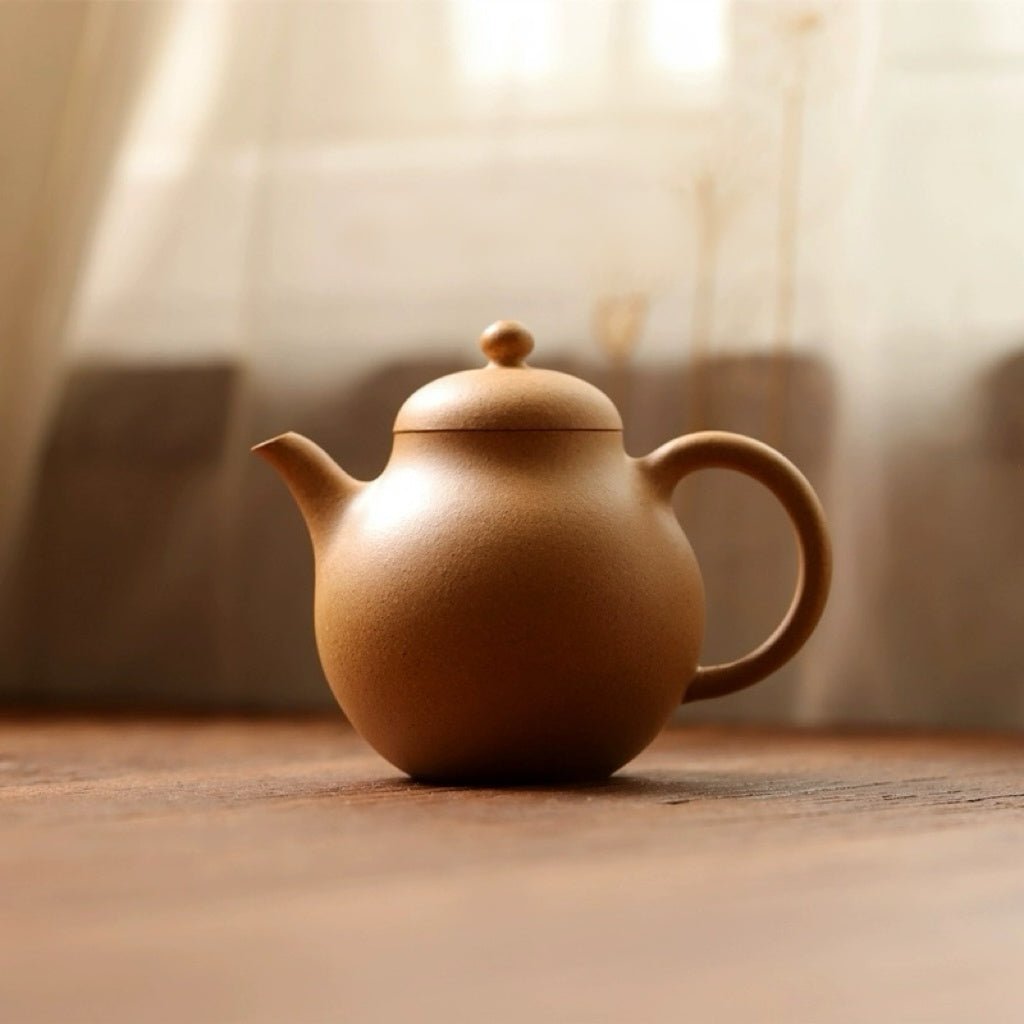 Pear - shaped Ben Shan Duan Ni Yixing Teapotyixing teapotAnyee TeaPear - shaped Ben Shan Duan Ni Yixing Teapot