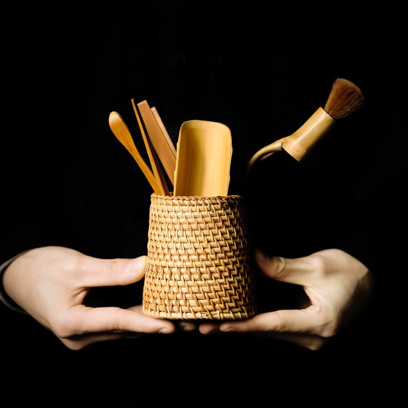 The Six Gentlemen of Tea Ceremony Bamboo and Rattan Weaving Tea Set AccessoriesAnyee TeaThe Six Gentlemen of Tea Ceremony Bamboo and Rattan Weaving Tea Set Accessories