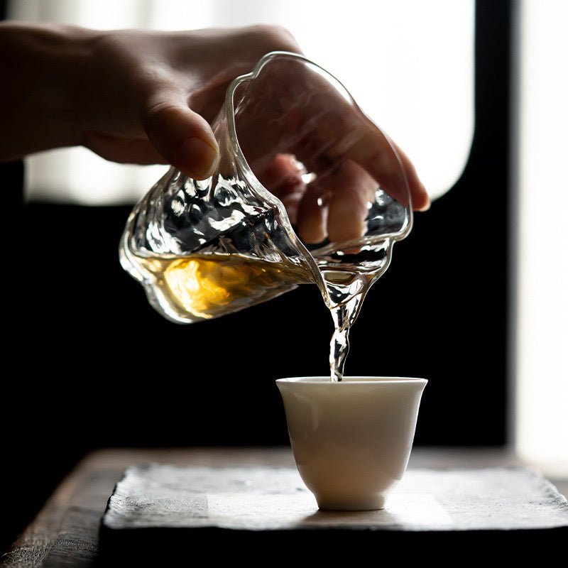 Water - pattern Gongdao Cup with Borosilicate Glass for Fair TeaaccessoiresAnyee TeaWater - pattern Gongdao Cup with Borosilicate Glass for Fair Tea