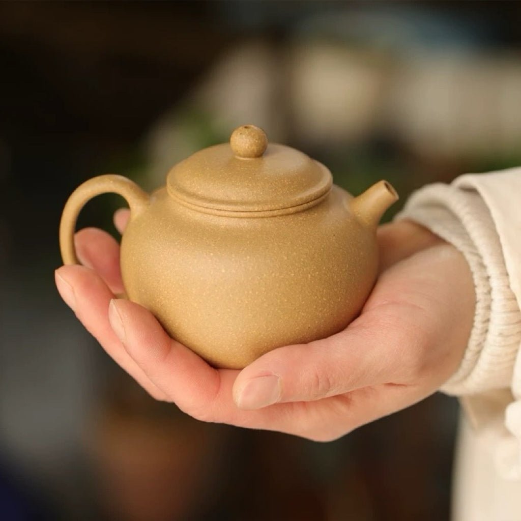 Yellow Dragon Mountain Original Mine Clay Yixing Teapot with Full Round Shapeyixing teapotAnyee TeaYellow Dragon Mountain Original Mine Clay Yixing Teapot with Full Round Shape