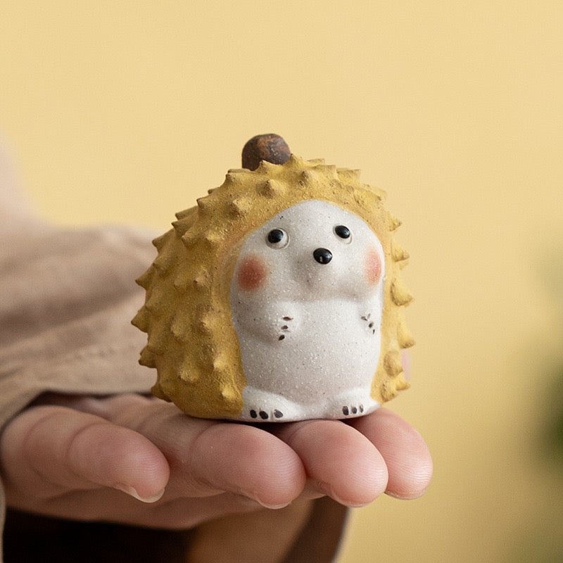 Yixing Original Purple Clay Durian Hedgehog Tea Pet DecorationaccessoiresAnyee TeaYixing Original Purple Clay Durian Hedgehog Tea Pet Decoration