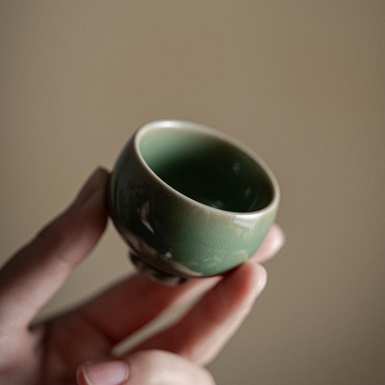 Vintage Yue Kiln Celadon Teacup