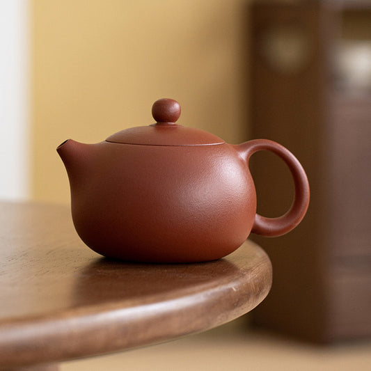 Handmade Yixing Teapot - Original Zhu Ni Da Hong Pao Clay Design