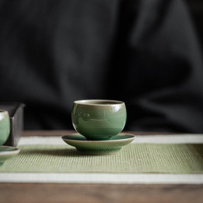 Vintage Yue Kiln Celadon Teacup