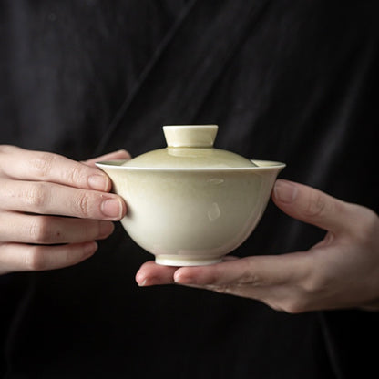 Ash-Glazed Gaiwan and Cups