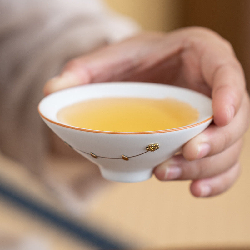 Teacups Made of Original Mine Clay from the Five Famous Kilns Gift Box Packaging