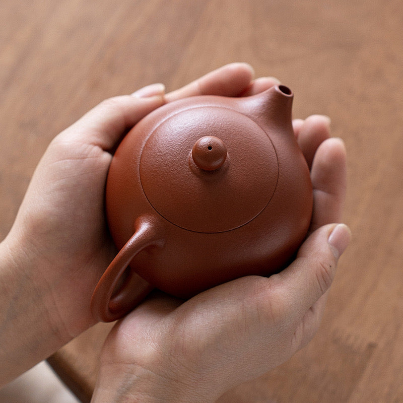 Handmade Yixing Teapot - Original Zhu Ni Da Hong Pao Clay Design