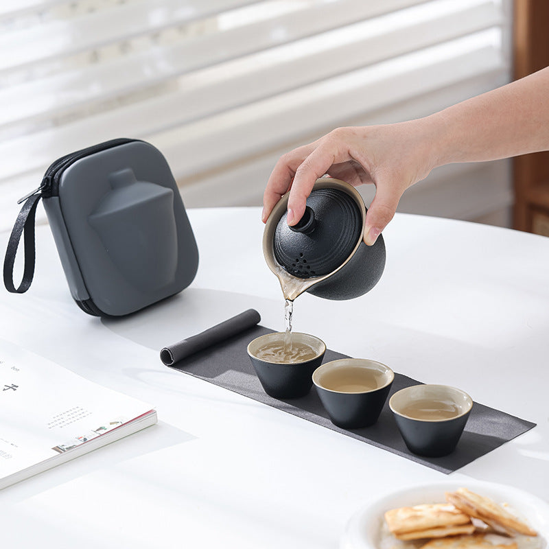 Travel Tea Set With Bag