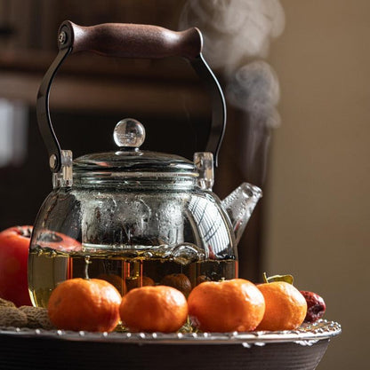 Boiling Teapot Device for Electric Ceramic Stoves with Wood - grained HandleteapotsAnyee TeaBoiling Teapot Device for Electric Ceramic Stoves with Wood - grained Handle