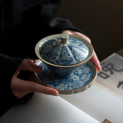 Celadon Sansai Vintage Bucket GaiwanTeacupsAnyee TeaCeladon Sansai Vintage Bucket Gaiwan