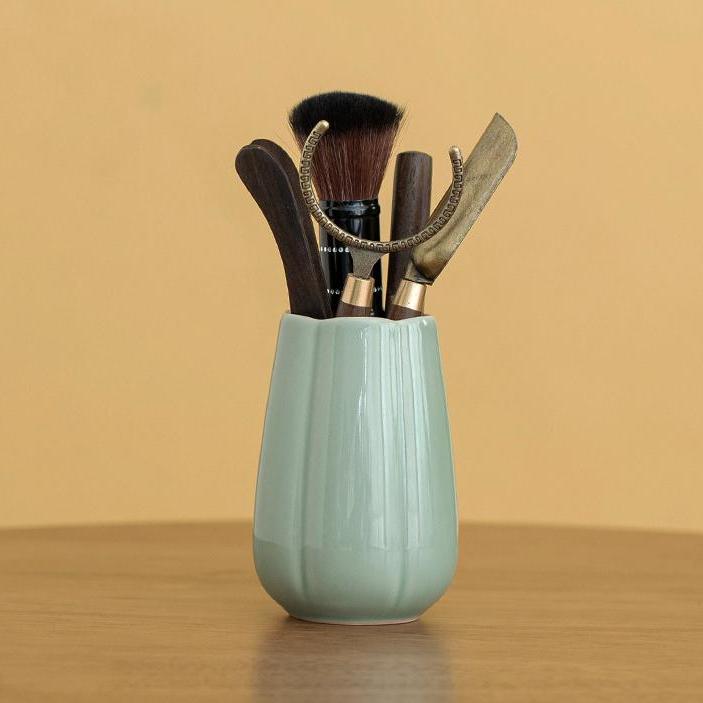 Celadon Tea Ceremony Tools Tea Clip Tea Pen Teaspoon Tea Knife Tea Supplies Six - piece Set ToolsaccessoiresAnyee TeaCeladon Tea Ceremony Tools Tea Clip Tea Pen Teaspoon Tea Knife Tea Supplies Six - piece Set Tools