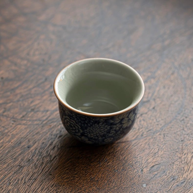 Celadon Vintage Single High Grade Old Clay Master Cup TeacupsTeacupsAnyee TeaCeladon Vintage Single High Grade Old Clay Master Cup Teacups
