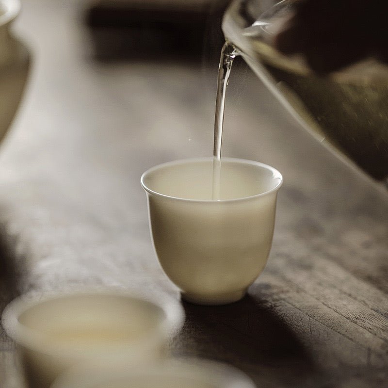 Dehua Pure White Porcelain TeacupTeacupsAnyee TeaDehua Pure White Porcelain Teacup