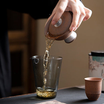 Purely Handmade Coarse Pottery Gaiwan of Retro Old Rock ClayGaiwanAnyee TeaPurely Handmade Coarse Pottery Gaiwan of Retro Old Rock Clay