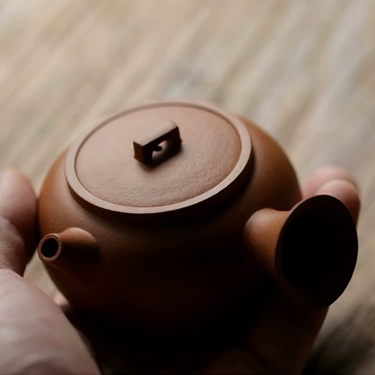 Tang Style Feather Huang Jiangpo Yixing Teapotyixing teapotAnyee TeaTang Style Feather Huang Jiangpo Yixing Teapot