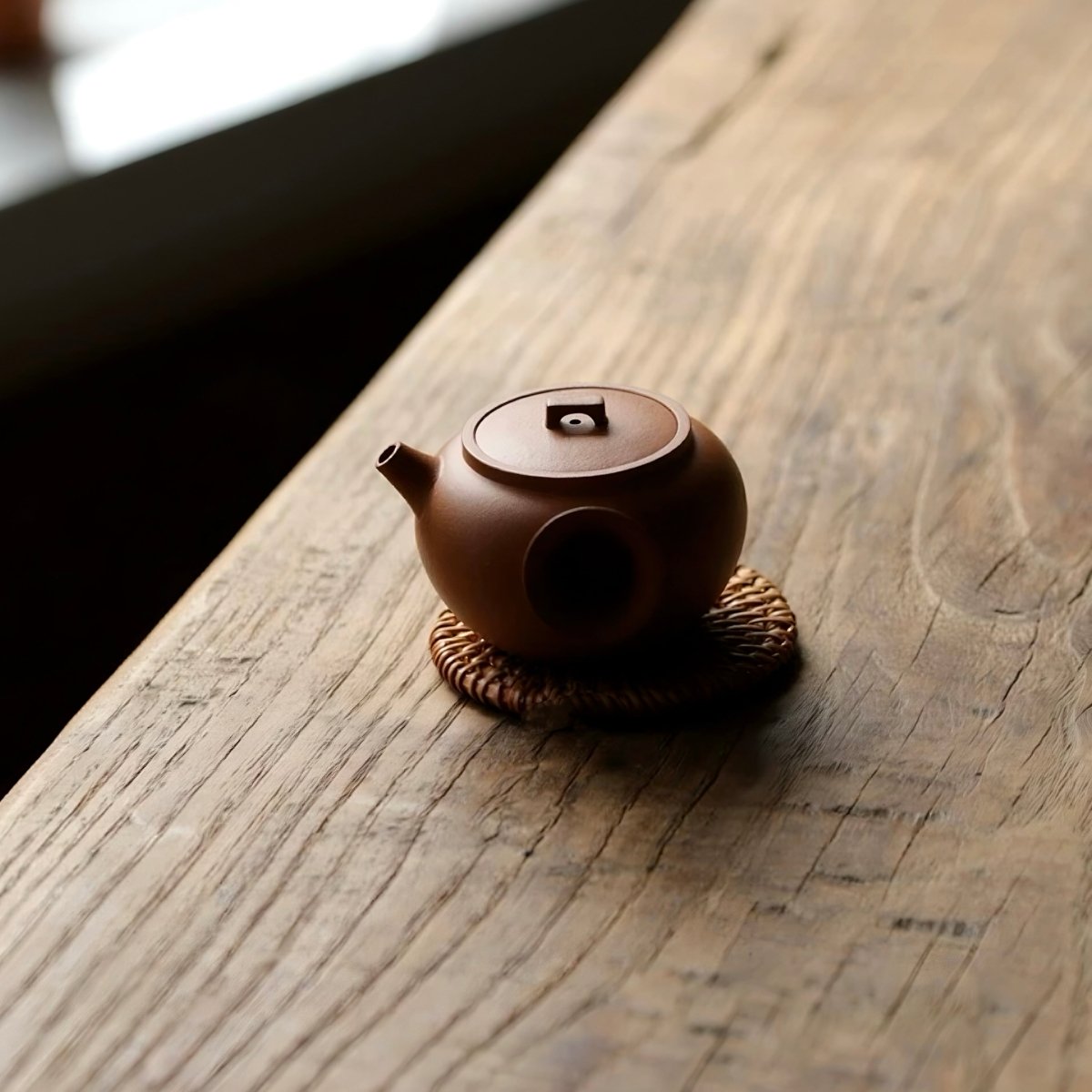 Tang Style Feather Huang Jiangpo Yixing Teapotyixing teapotAnyee TeaTang Style Feather Huang Jiangpo Yixing Teapot